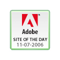 Adobe Site of the Day November 7th, 2006